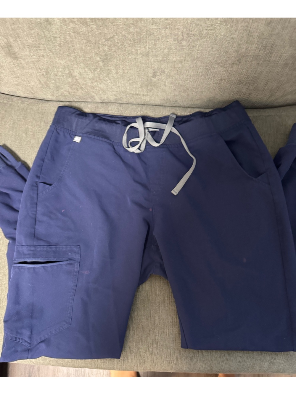 Figs navy jogger scrub pants